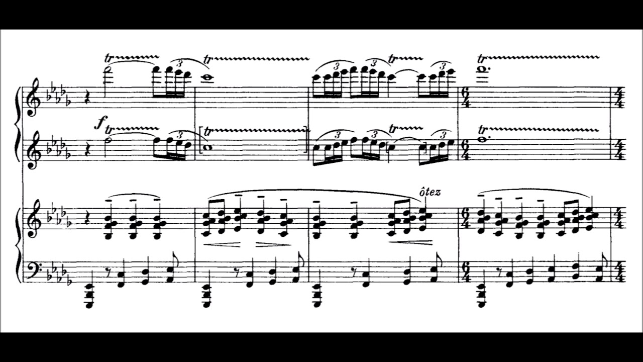 Igor Stravinsky: The Rite of Spring (with piano 4 hands score)