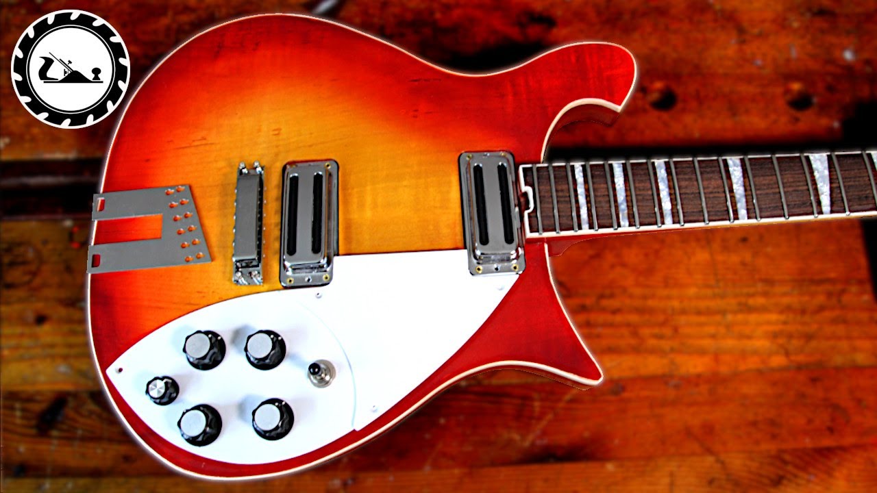 Fret level and polish, Rickenbacker 620/12 guitar build Episode 39