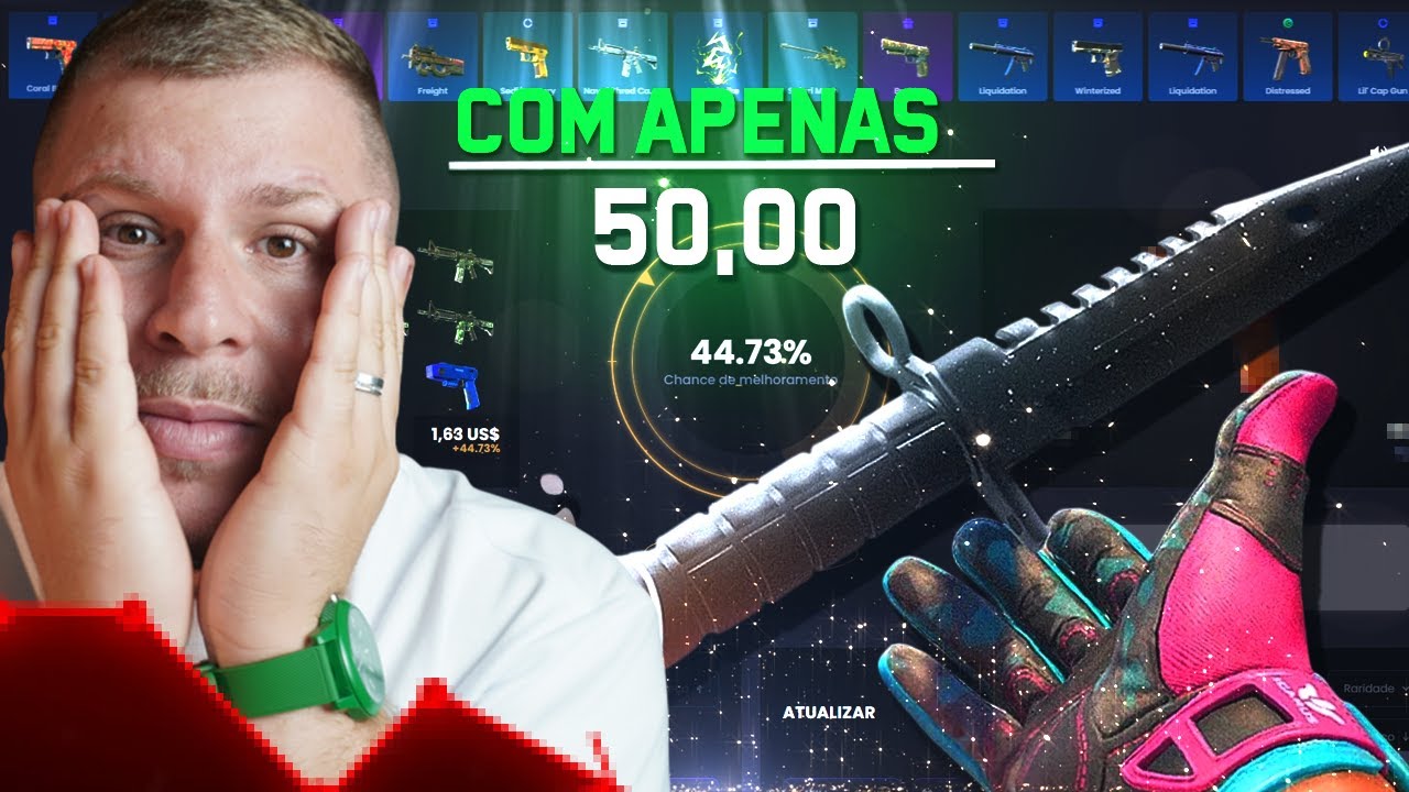 COMO CONSEGUIR UMA FACA NO CS 2 COM POUCO SALDO NO KEY-DROP... (alto risco)