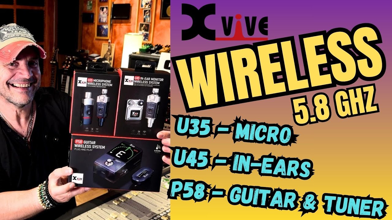 ⭐ NUEVA SERIE ⭐ XVive 5.8Ghz WIRELESS !!