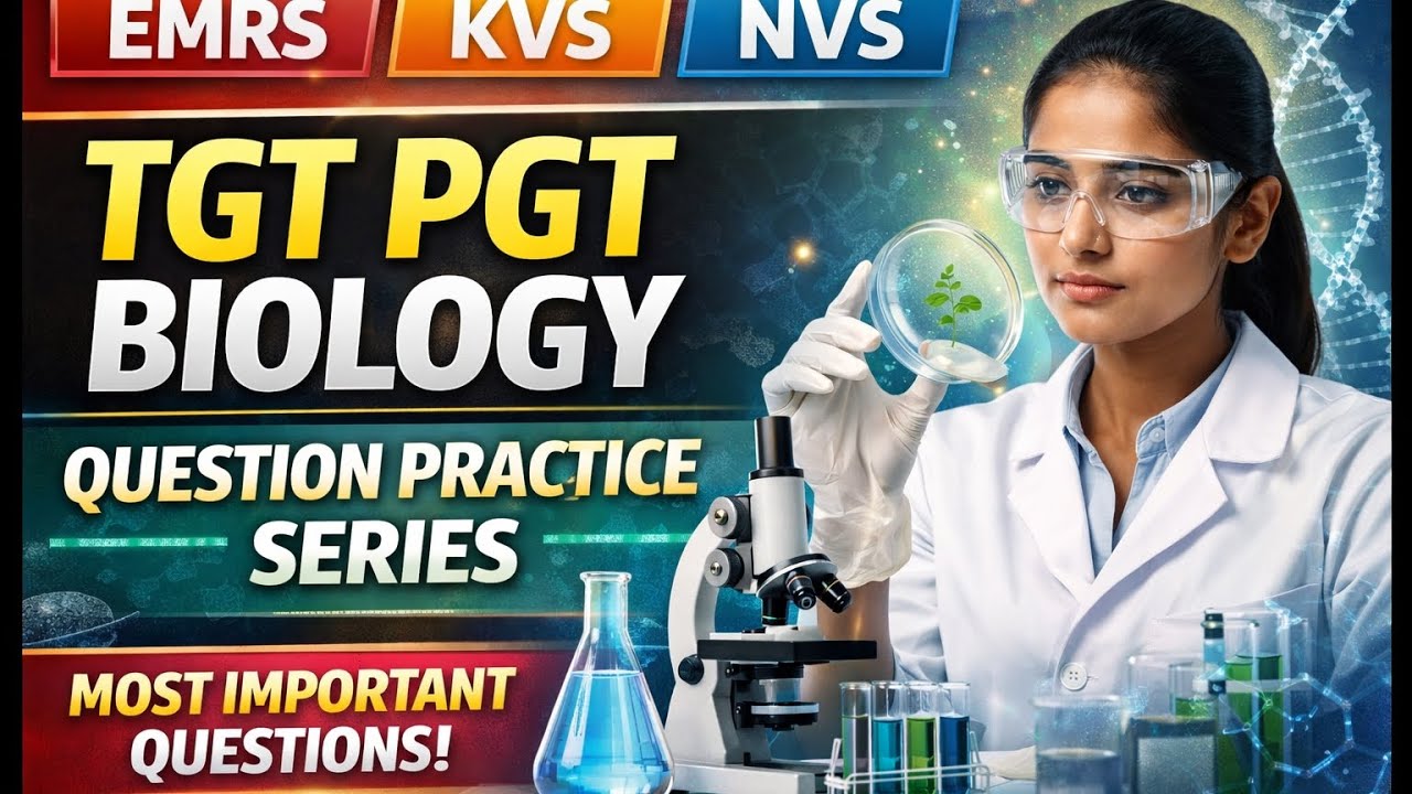 EMRS KVS NVS TGT PGT BIOLOGY QUESTIONS SERIES 💯❣️👍
