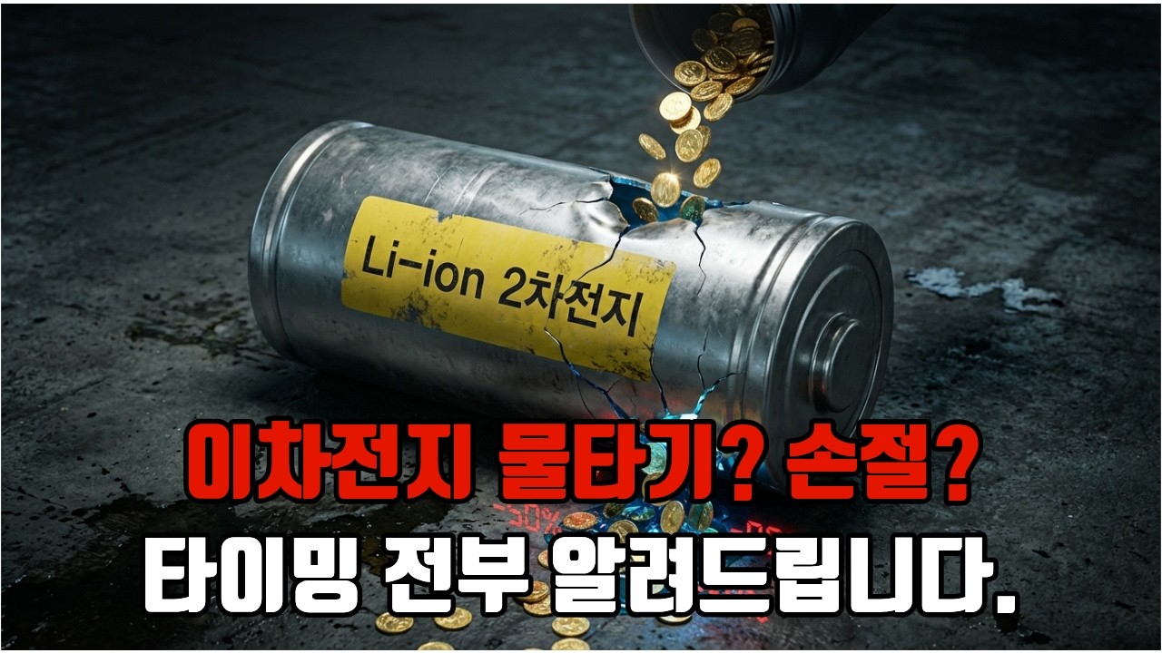 2026년 2차전지 전망, 마이너스 70% 계좌 지금이라도 손절해야 할까? (물타기 시점 총정리)