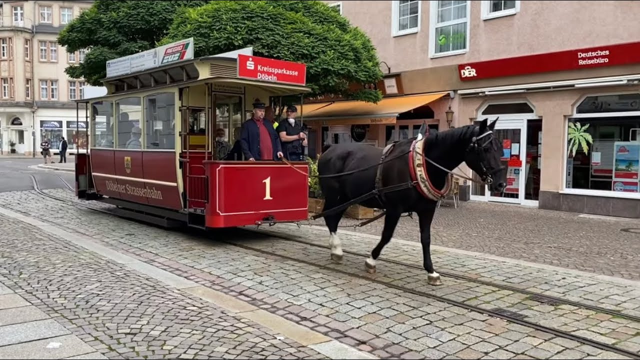 Die Pferdebahn in Döbeln - mit einer Pferdestärke Bahn fahren, ein Tag mit der Döbelner Pferdebahn