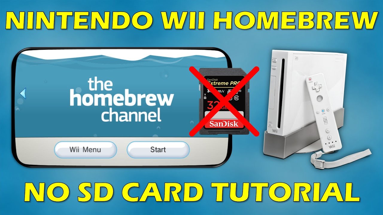 HOW TO HOMEBREW YOUR NINTENDO WII WITHOUT SD CARD - INSTALL HOMEBREW CHANNEL - NO SD CARD