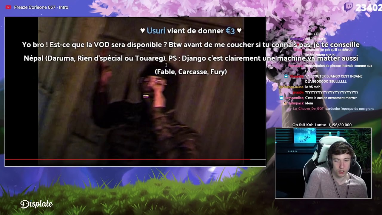 Sardoche clash Freeze corleone #sardoche #freezecorleone #streamer #stream #rap #drill