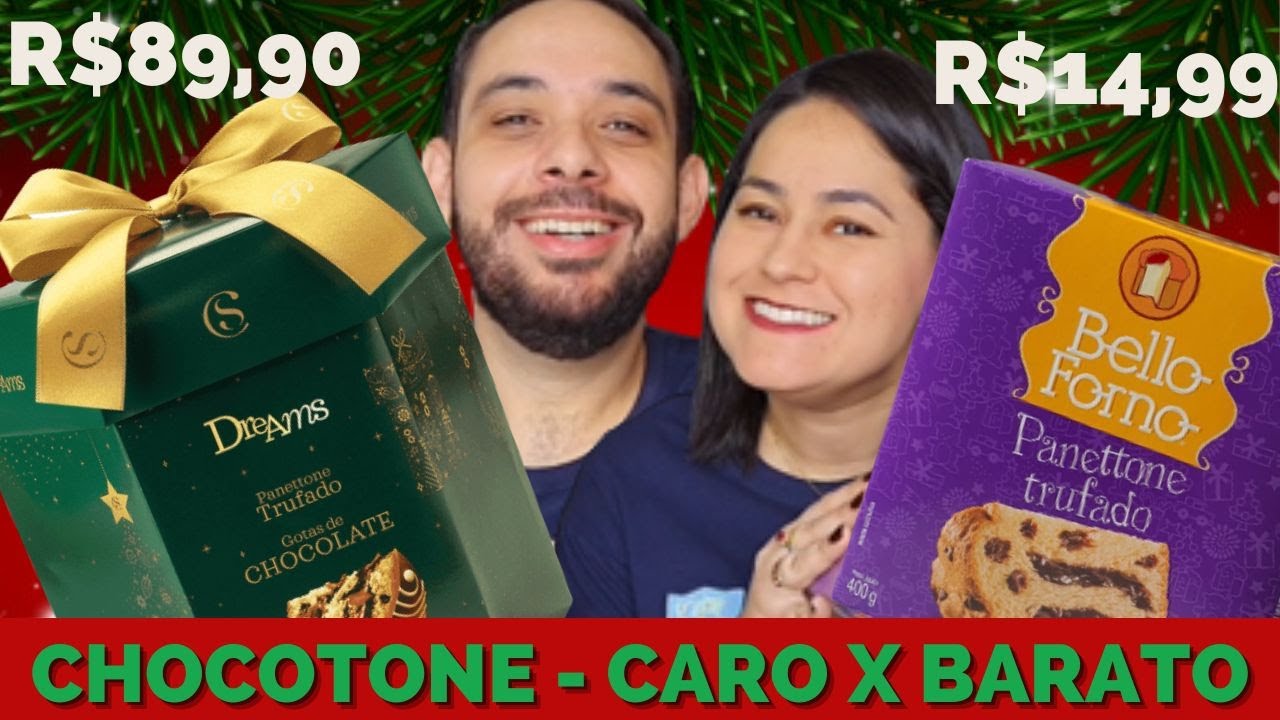 Chocotone Trufado CACAU SHOW x BELLO FORNO | Caro x Barato