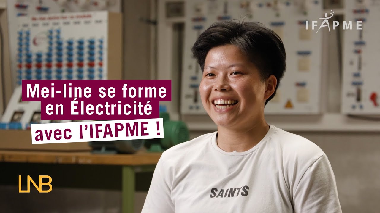 Les Nouveaux B&acirc;tisseurs : Mei-line se forme au m&eacute;tier d'&Eacute;lectricienne avec l'IFAPME !