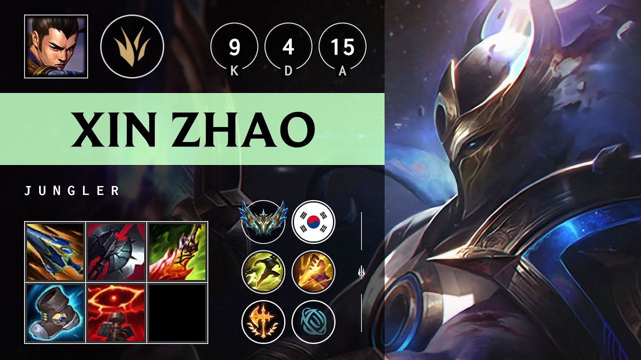 Xin Zhao Jungle vs Vi - KR Challenger Patch 25.04