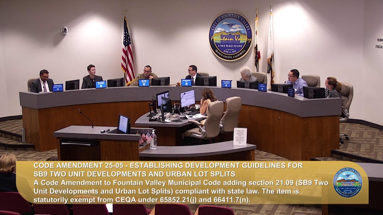 Fountain Valley Planning Commission Meeting 10-8-2025
