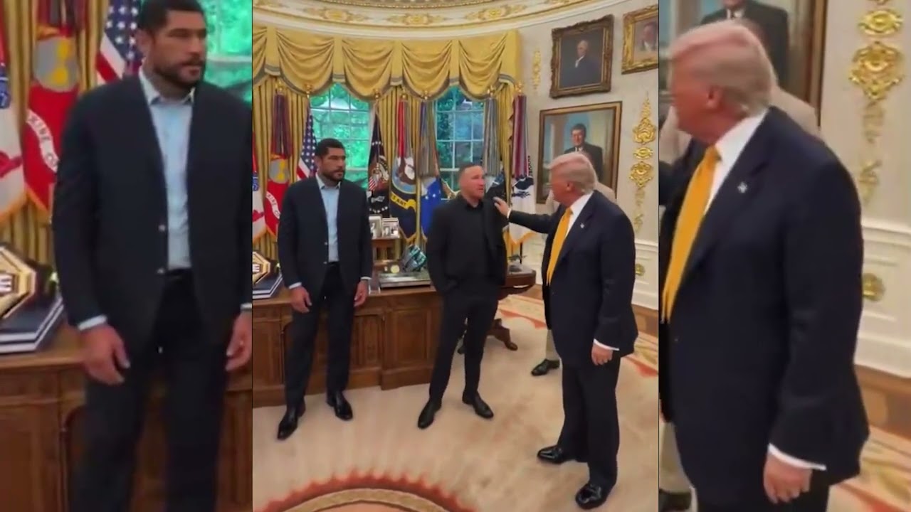 The Balls On Trump Dominating Justin Gaethje... Visible Discomfort.
