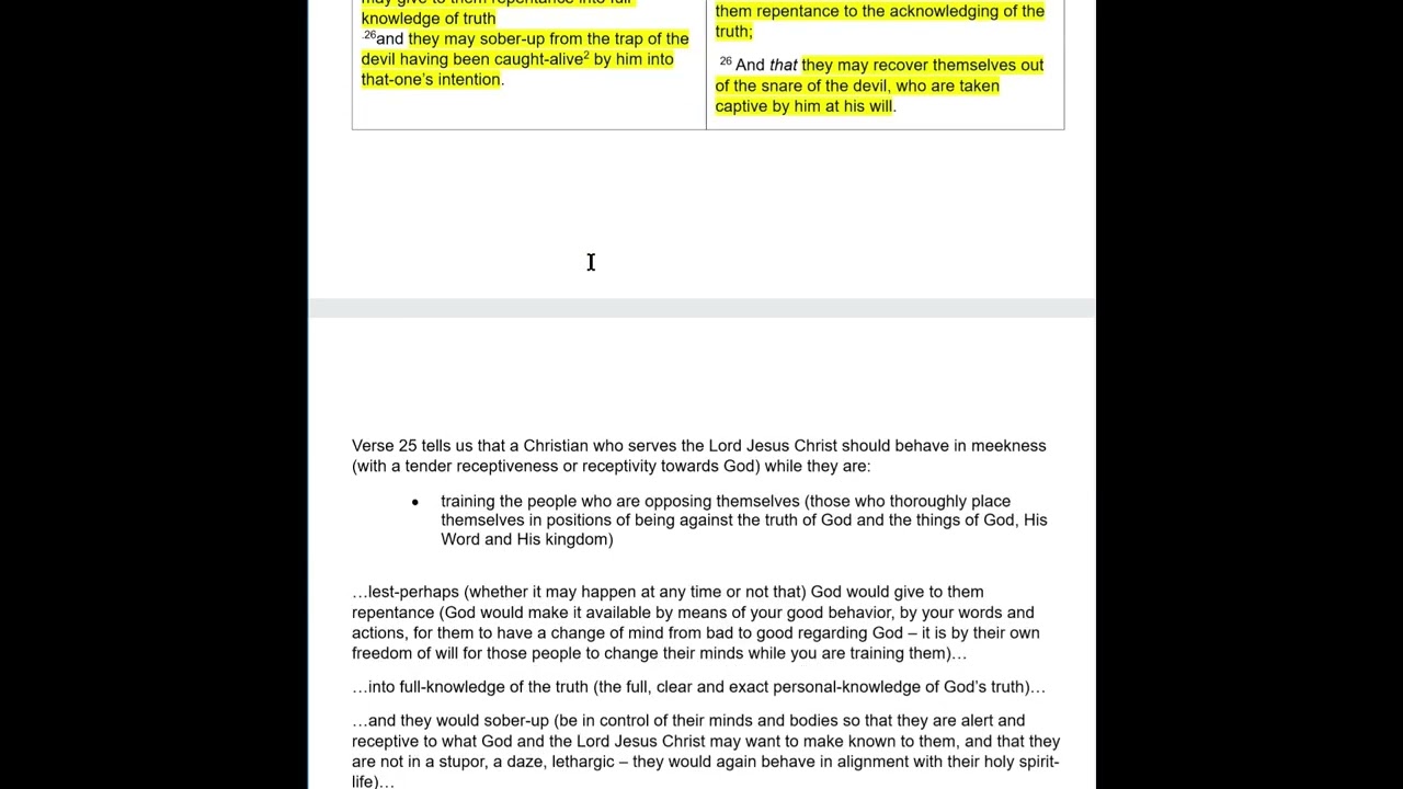 Spiritual Contest and War – part 2 – video 2