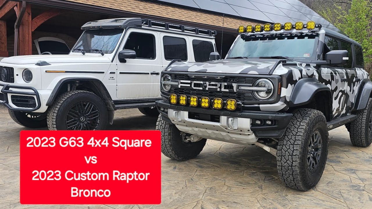 2023 G63 4x4 Squared swapped for 2023 Bronco Raptor. AMG G63 stop-drive recall DISASTER.....