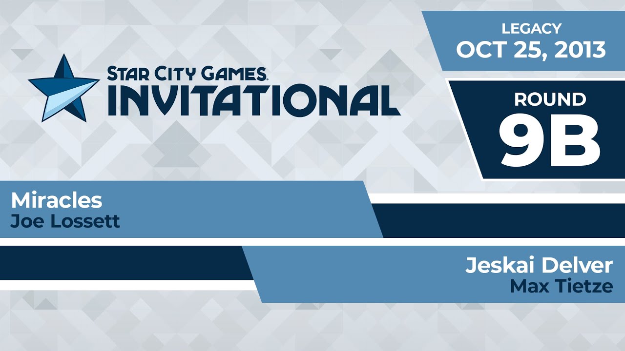 SCGINVI: Round 9b - Joe Lossett vs Max Tietze | Legacy