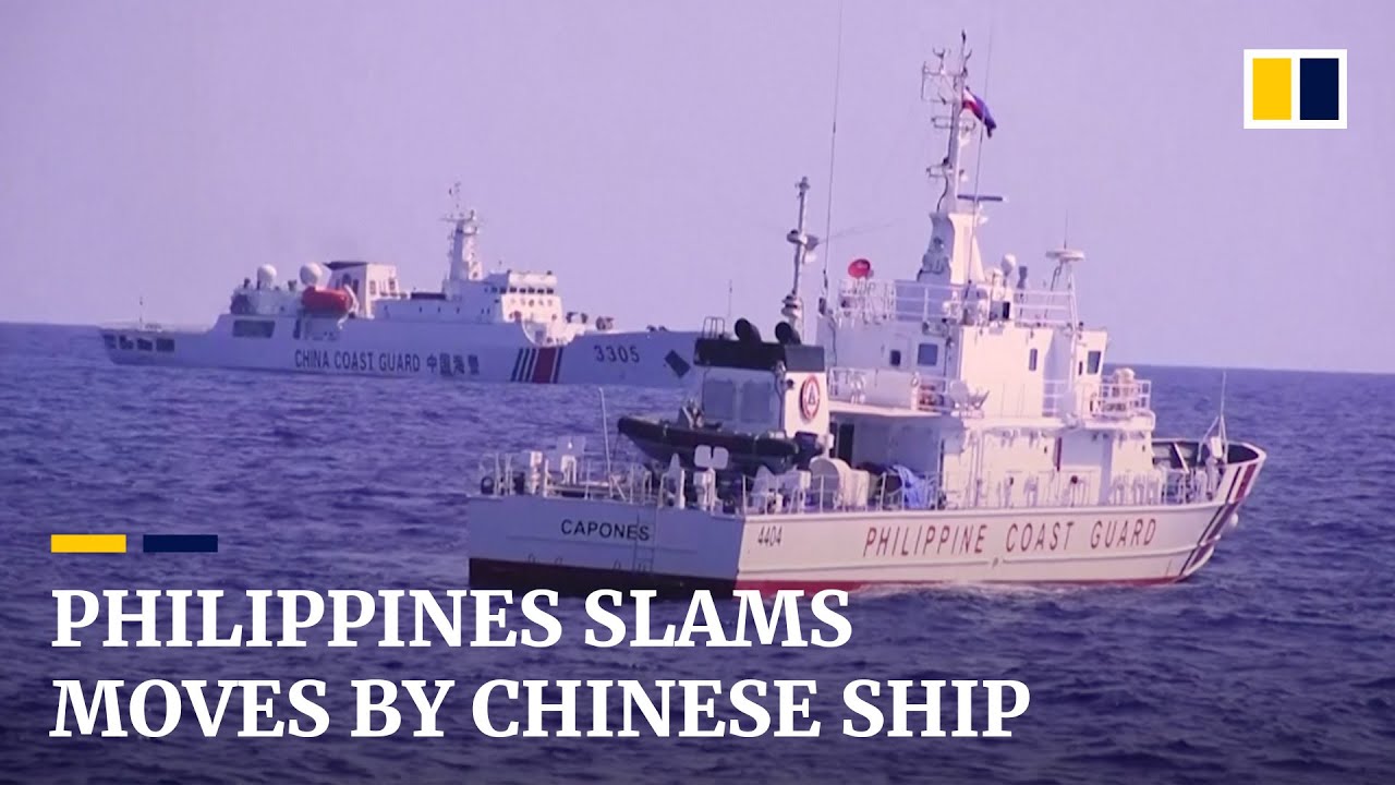Philippines reports incident of close ‘manoeuvring’ by China coastguard ship near Scarborough Shoal