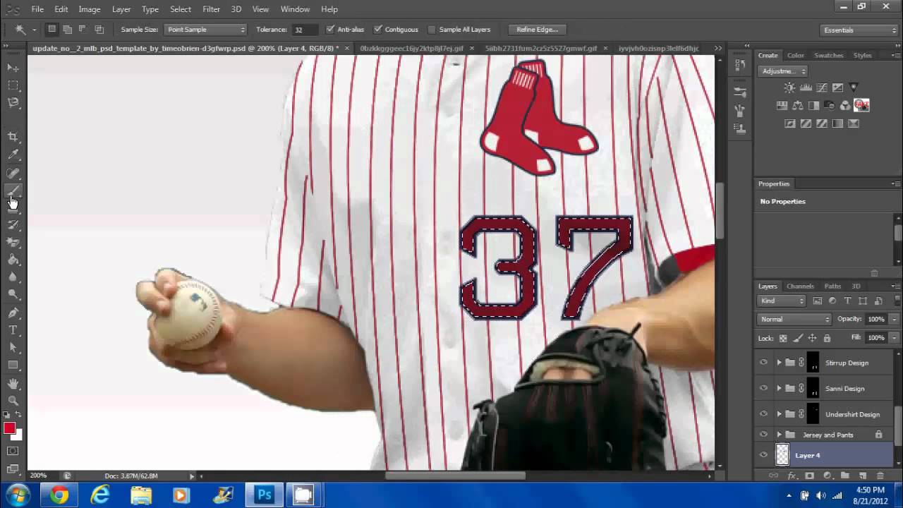 Boston Red Sox Uniform Concept-Speed Art