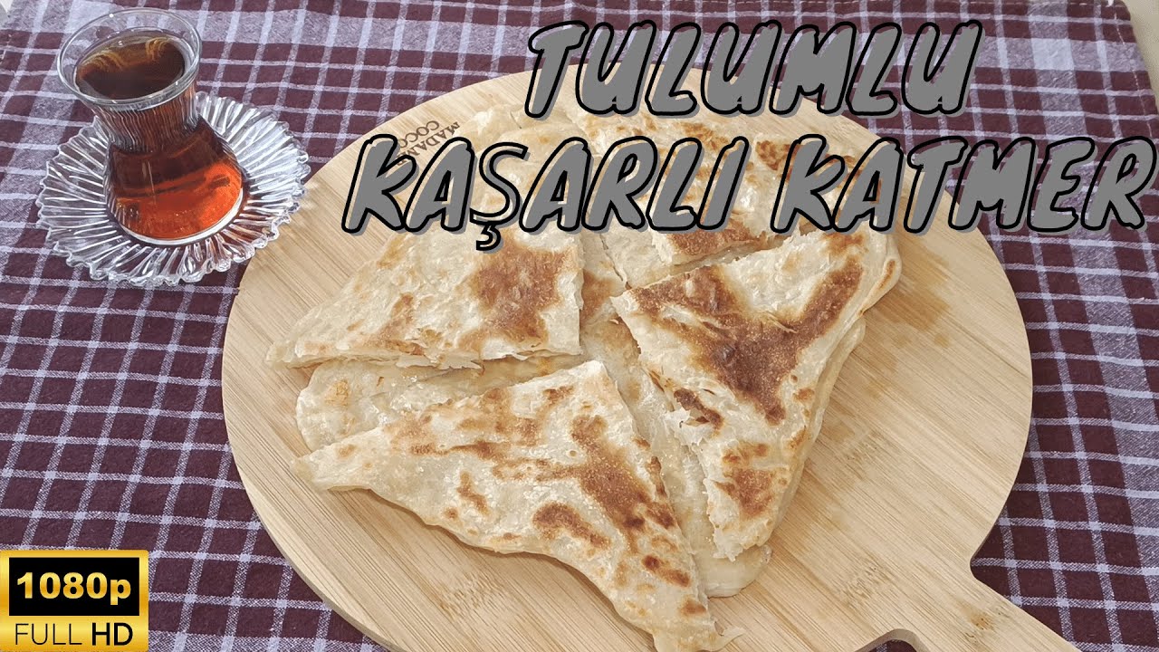 KATMER NASIL YAPILIR?(2022) TULUM VE KAŞAR PEYNİRLİ KATMER TARİFİ- Çabuk ve Kolay Katmer Yapımı