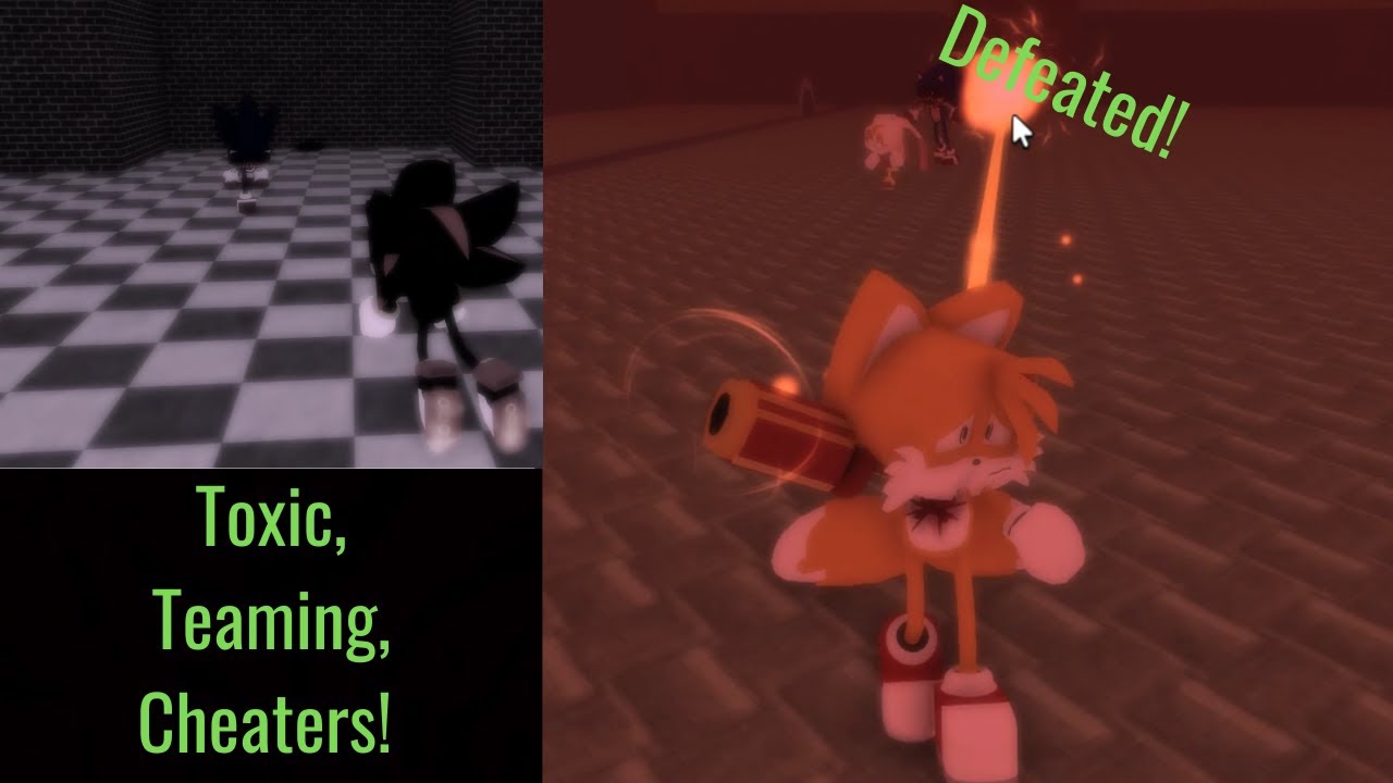 Toxic players and teamers getting annihilated in Sonic.exe : The disaster!