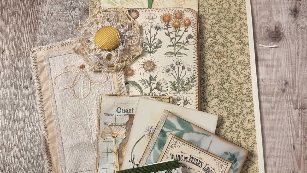Altered File Folder Journal - Daisy Junk Journal - Part 1
