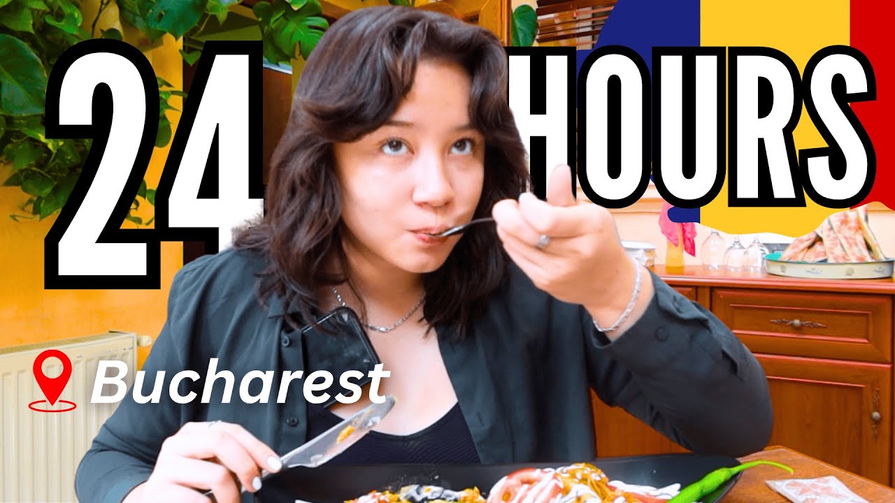 Eating ONLY Romanian Food For 24h in Bucharest