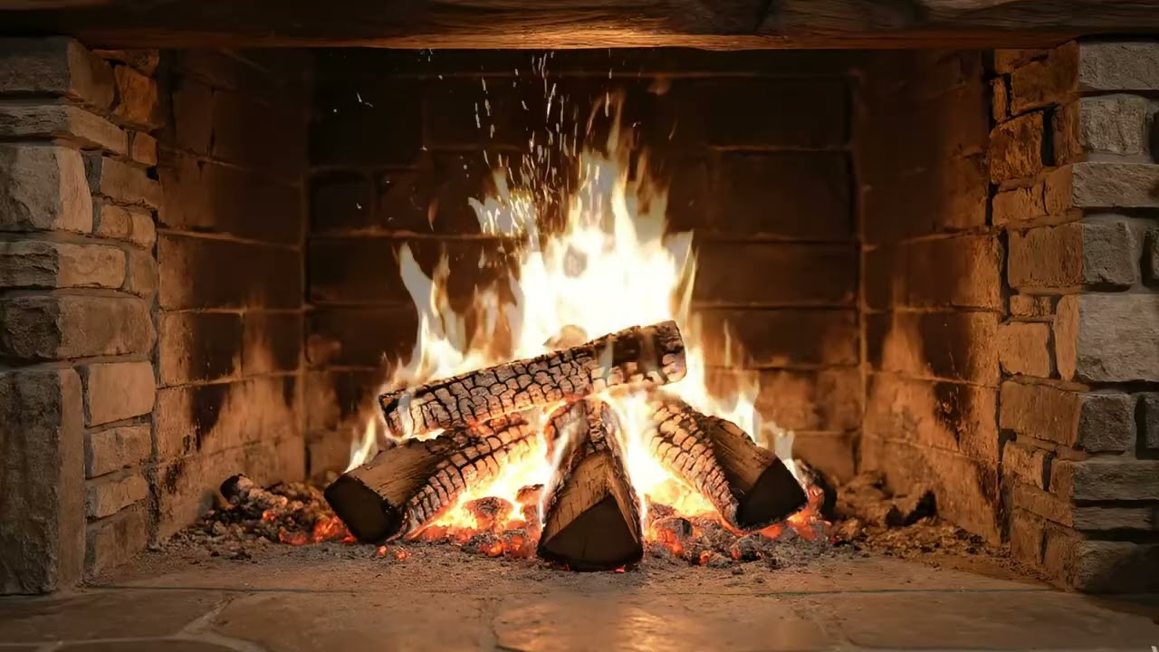 Relaxing Fireplace Ambience | 6 Hours , 4K Ultra HD #fire #Fireplace #fireplace10hours