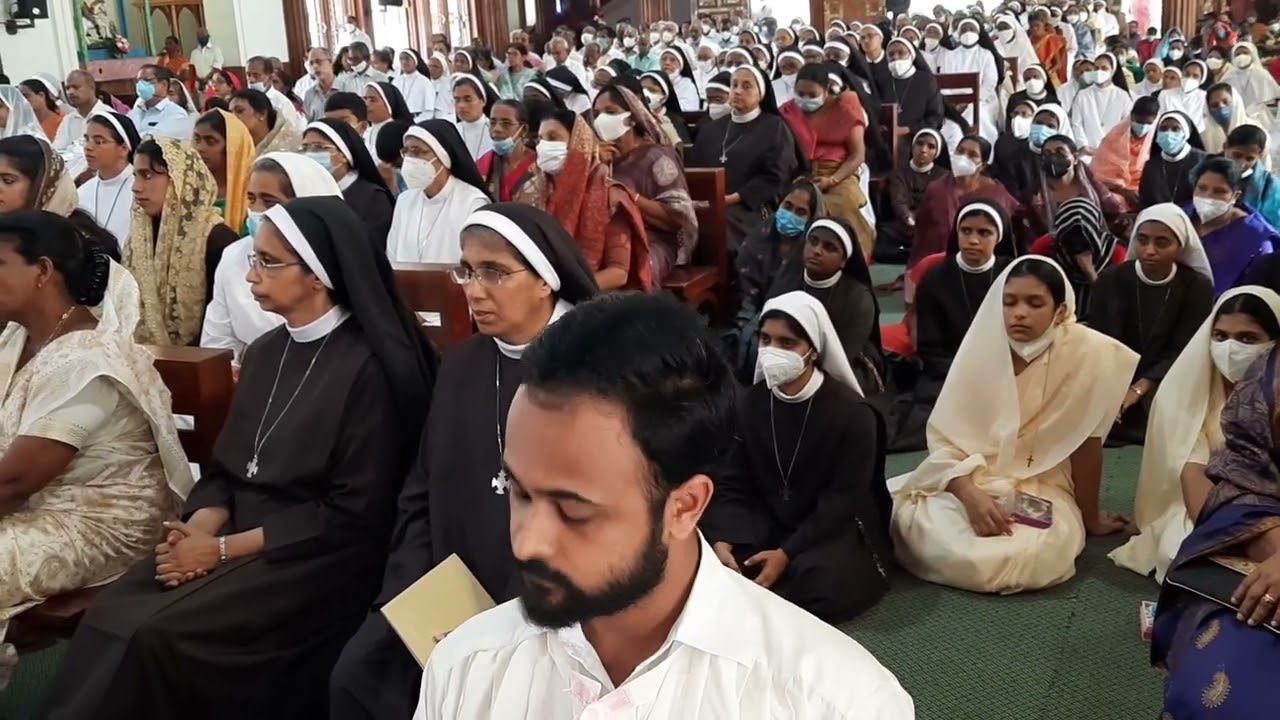 CMC Sisters Vestition St Thomas Cathedral Palai | #mar Joseph Kallarangatt