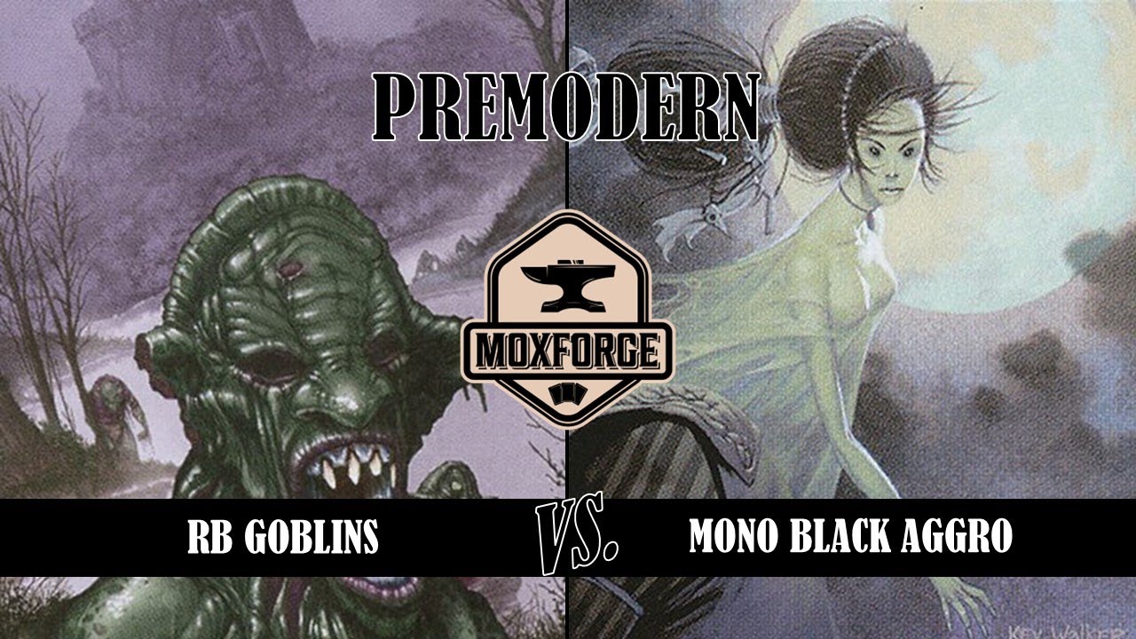 🇬🇧 Premodern: RB Goblins vs. Mono Black Aggro