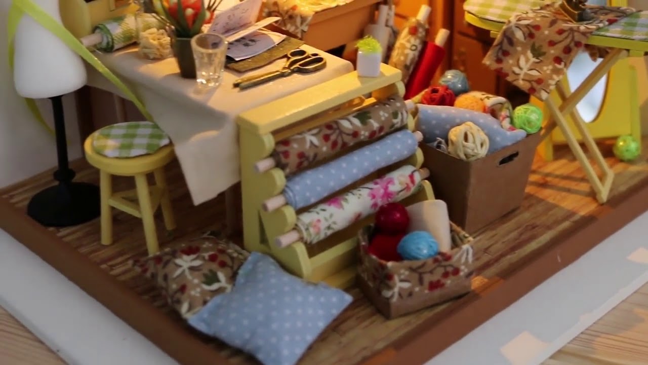 Tailor's Shop DIY Small Dollhouse