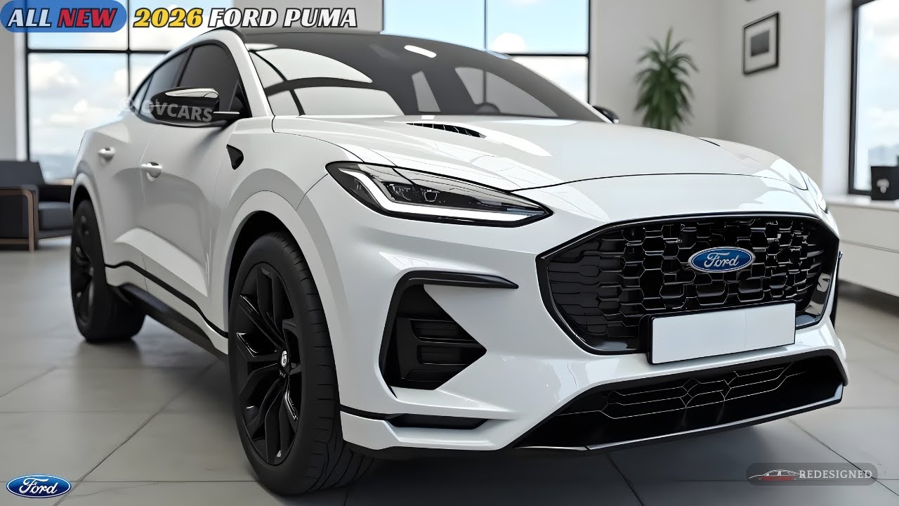 2026 Ford Puma - небольшой внедорожник с большими сюрпризами!