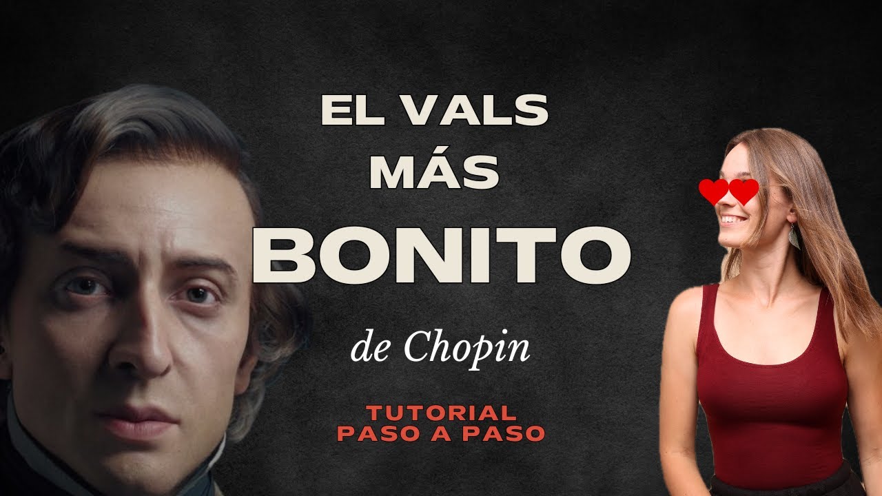 CHOPIN - Vals en la menor - TUTORIAL fácil🎹