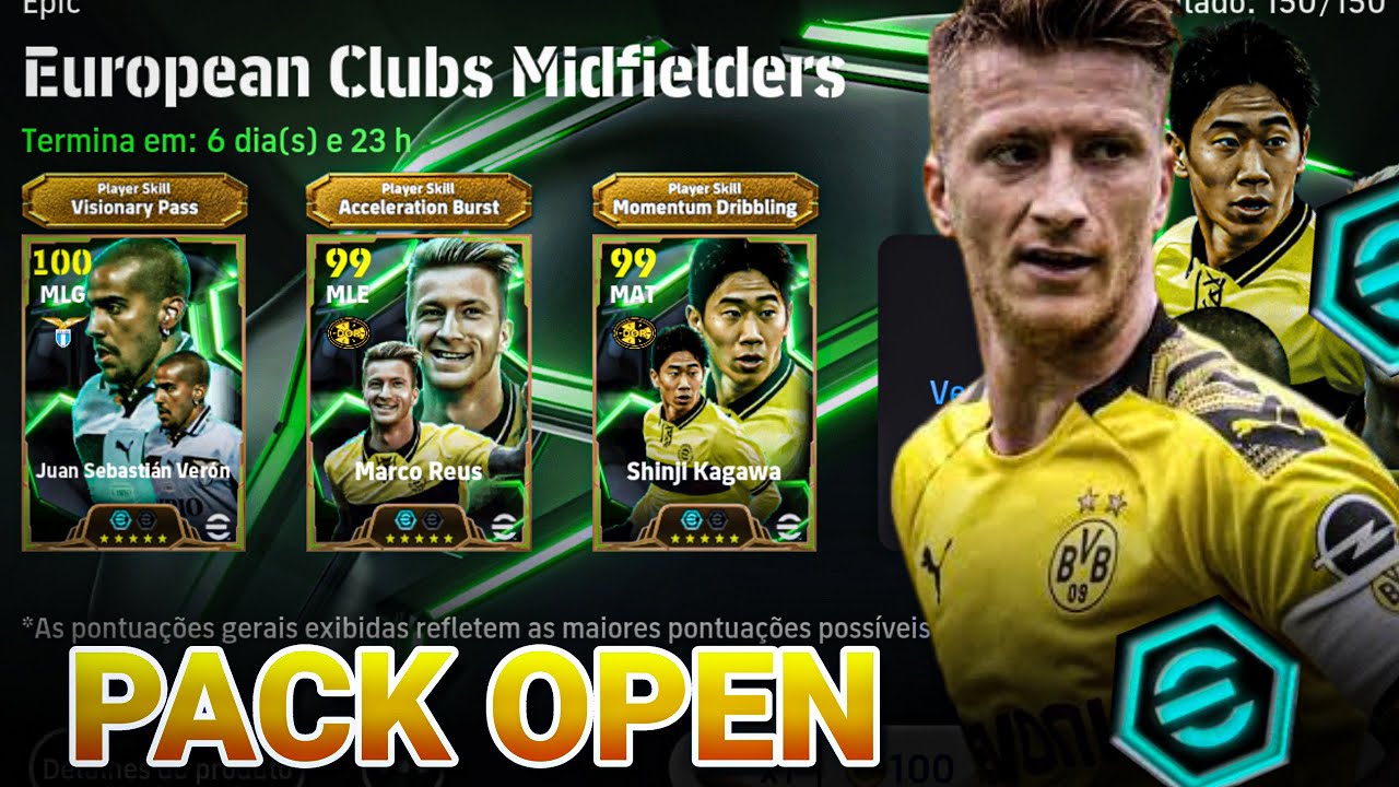 PACK OPENING EM BUSCA DO MARCO REUS NO EFOOTBALL 25 MOBILE