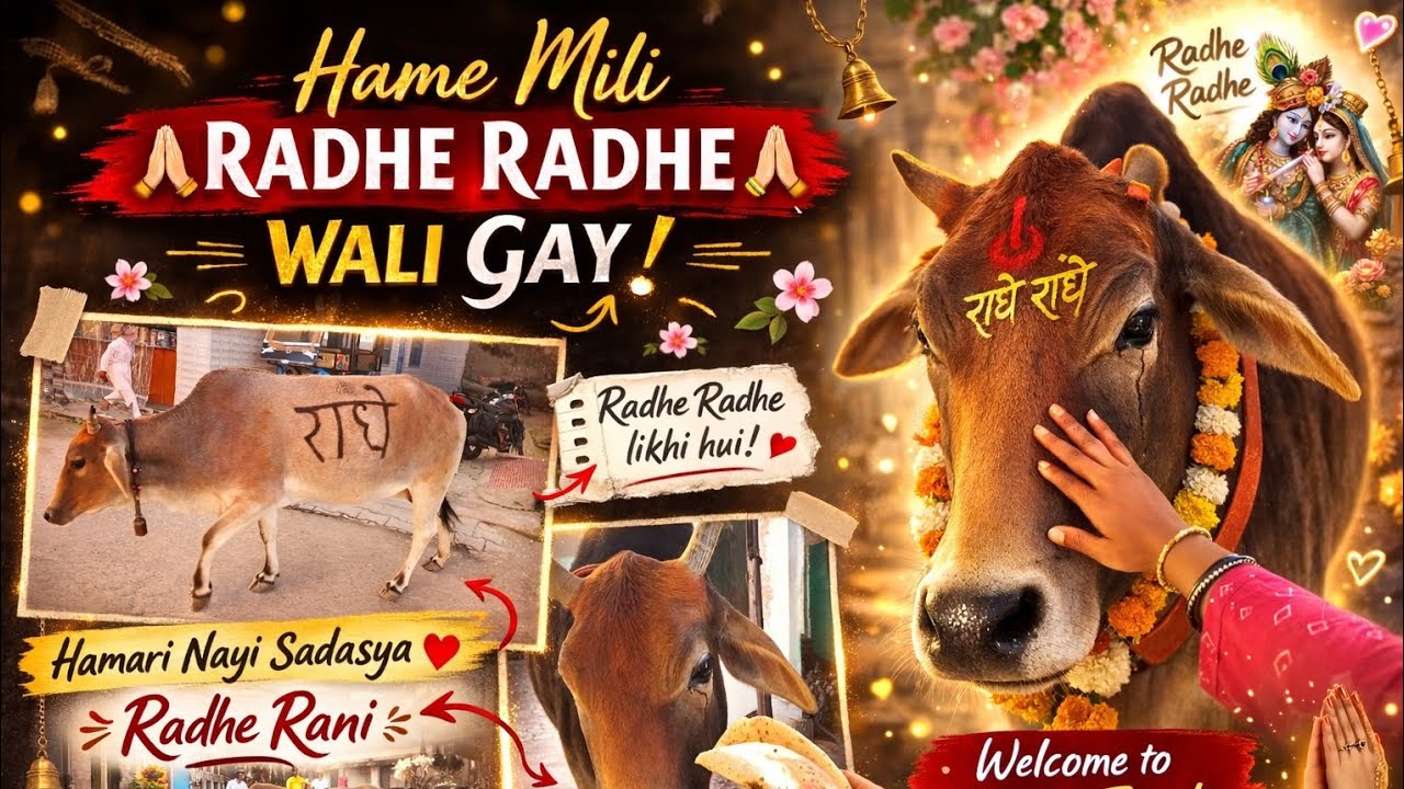 Hame mili radhey radhey wali gay 😊✨️