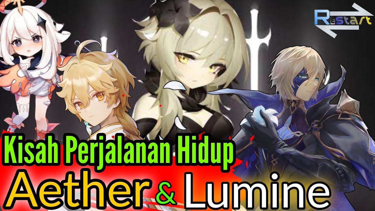 Aether dan Lumine Tinggal di Khaenriah || Kisah Singkat Perjalanan Hidup Aether dan Lumine