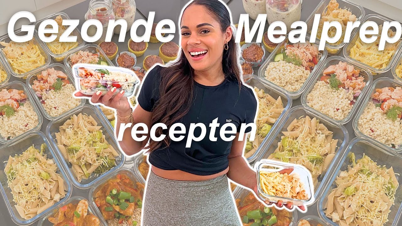 Gezonde en makkelijke MEALPREP recepten 6x!