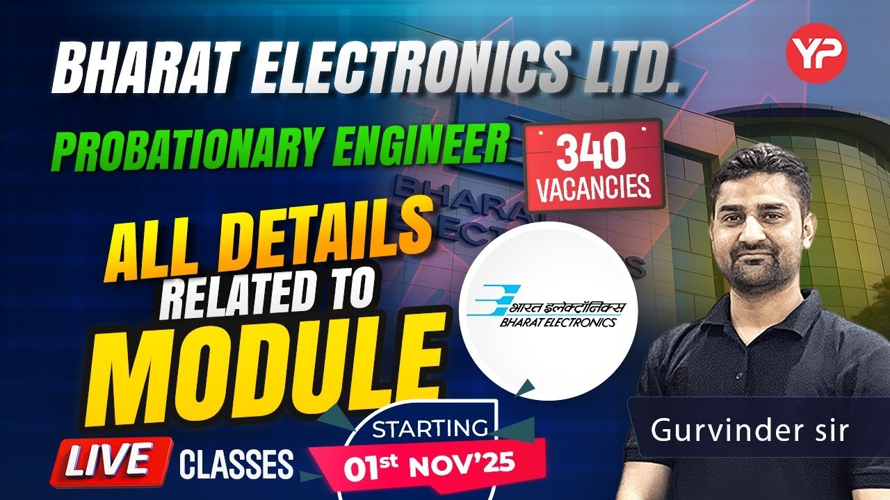All common Queries related to BEL PE Module | Live classes from 1st Nov