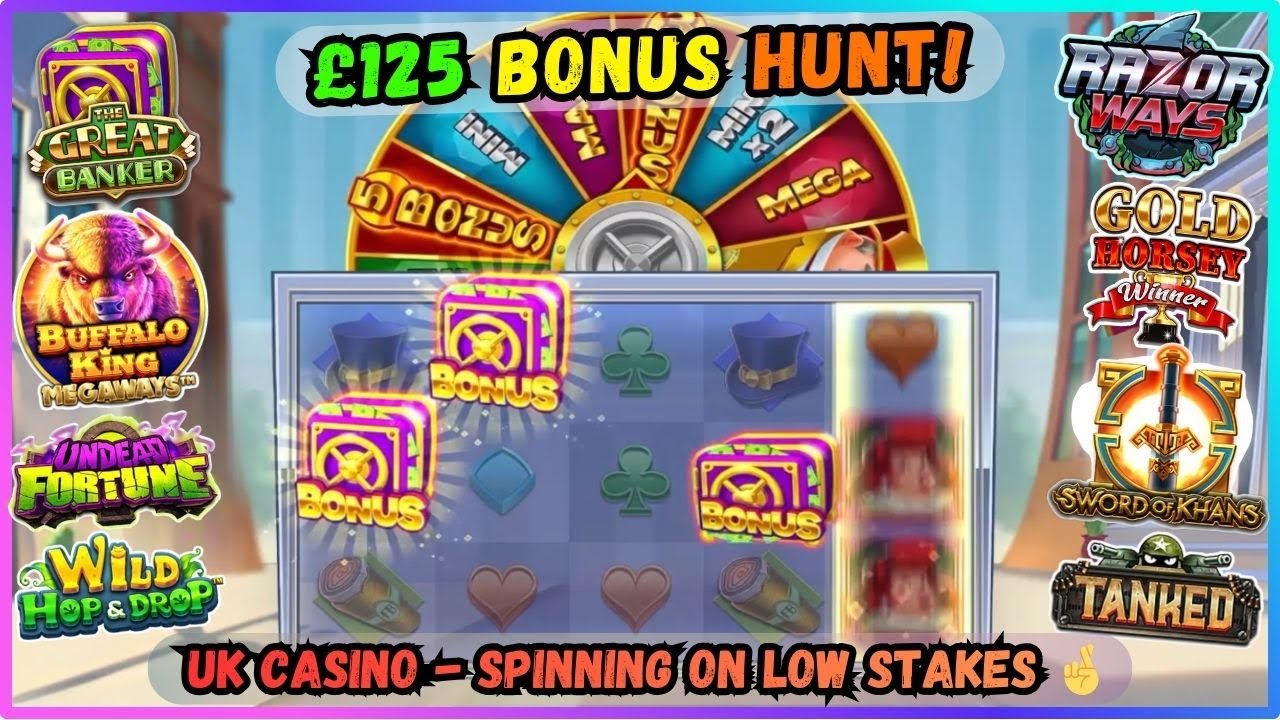 💥Охота за бонусом в 125 фунтов стерлингов! 🎰 Онлайн-казино Великобритании - играйте на низких ста...