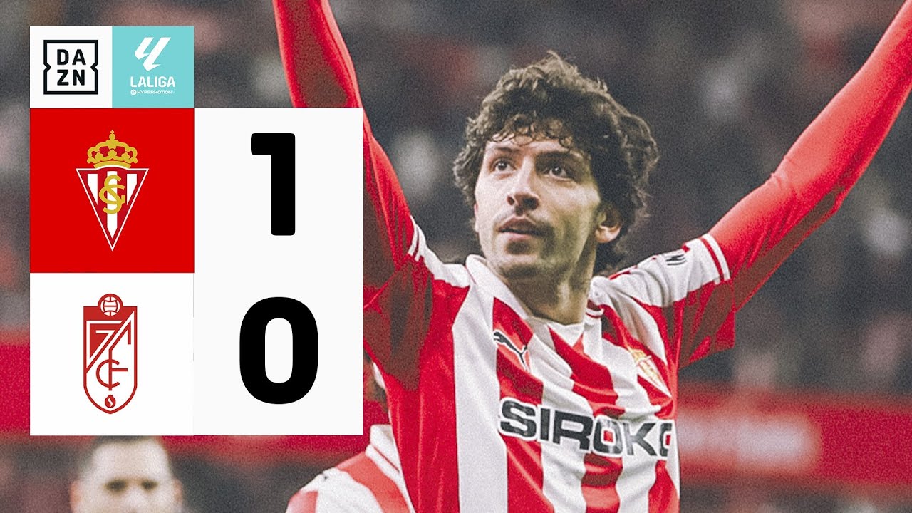 Real Sporting vs Granada CF (1-0) | Resumen | Highlights LALIGA HYPERMOTION