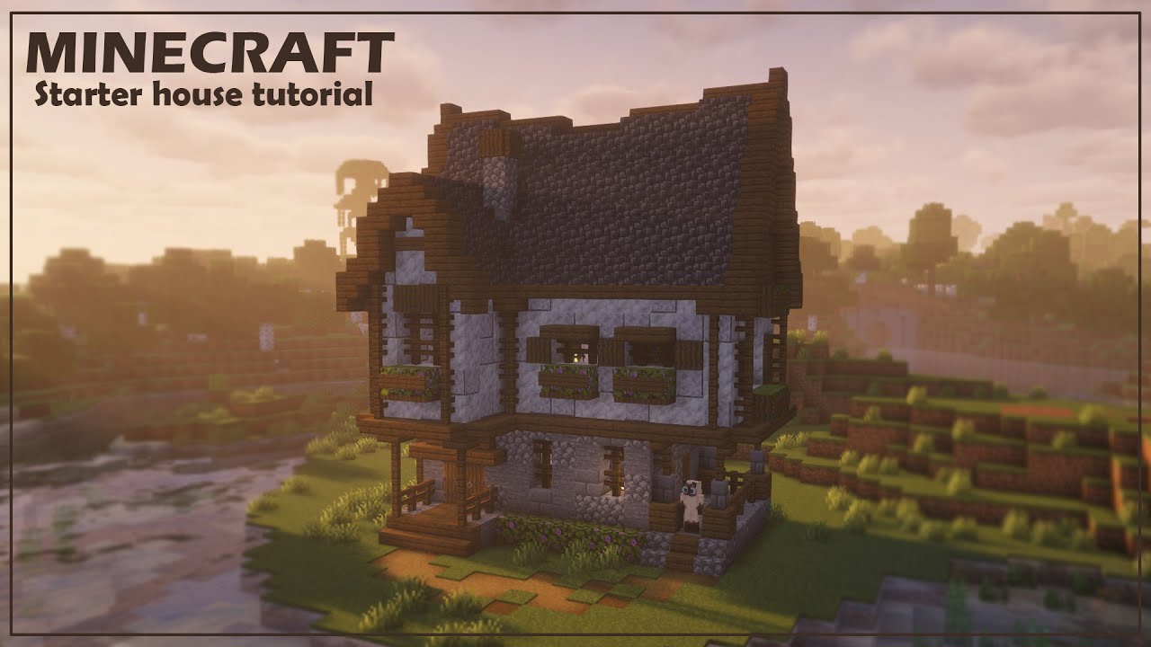 🌿MINECRAFT Medieval Starter House | Easy Tutorial