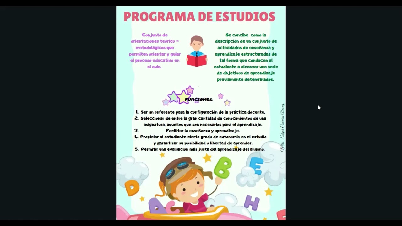 QU&Eacute; ES UN PROGRAMA DE ESTUDIOS