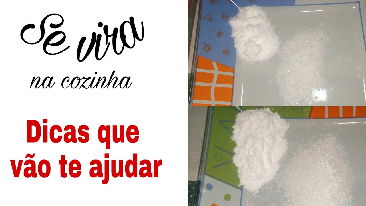 Como fazer sal fino e a&ccedil;&uacute;car uni&atilde;o em casa - Dicas que v&atilde;o te salvar