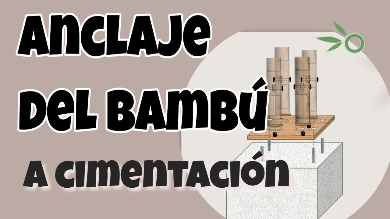 🛠[CÓMO ANCLAR TU COLUMNA DE BAMBÚ A LA ZAPATA]✔️ La forma más sencilla te la explico aquí👆