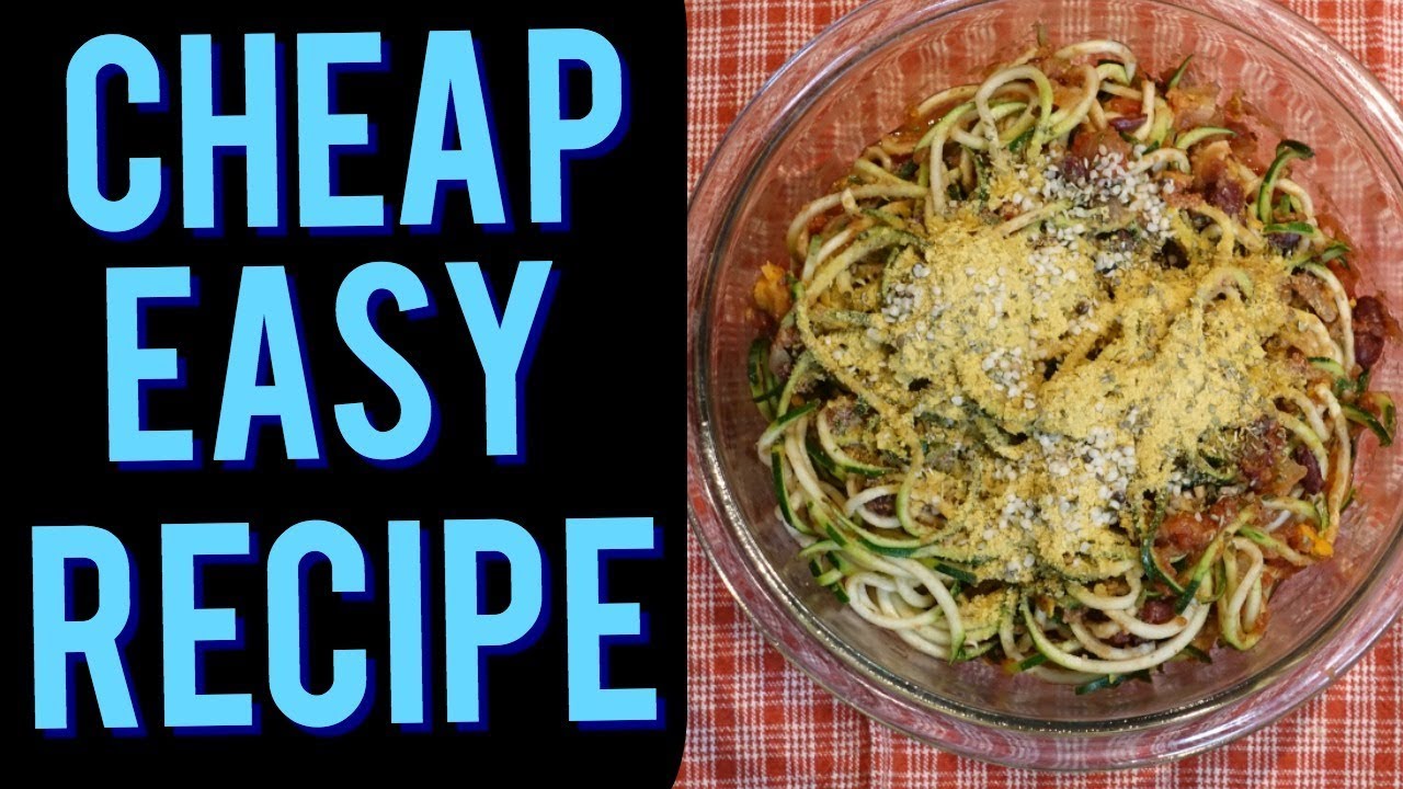 Cheap, Easy Recipe: Vegan Bolognese| Dr Dray