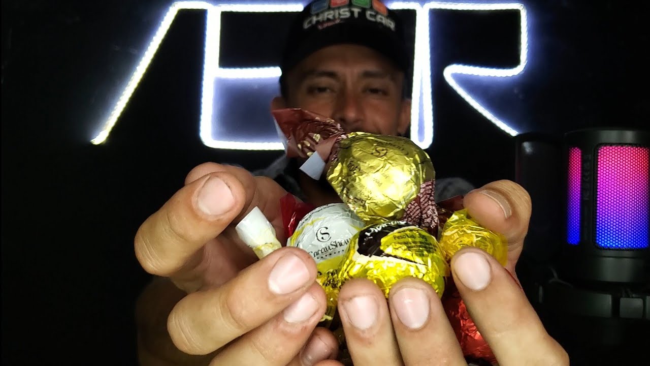 ASMR 🌰 TRUFAS da CACAU SHOW  / Mukbang Asmr
