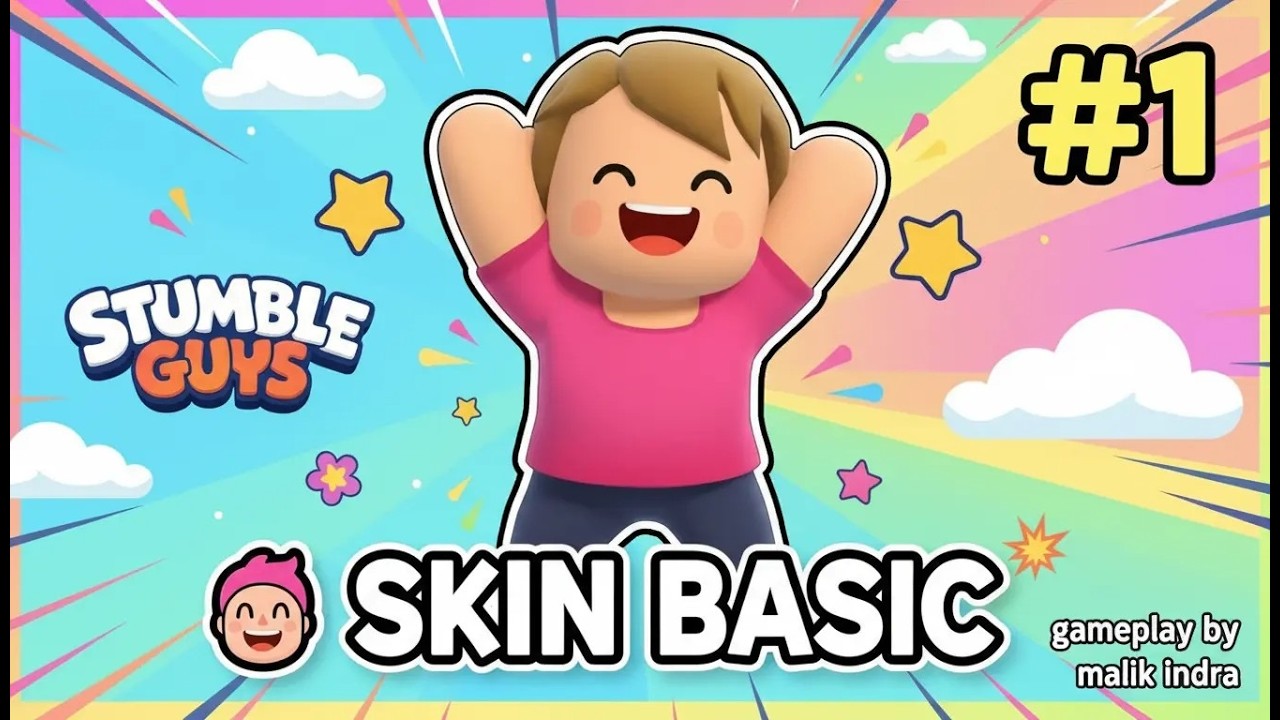 Main Stumble Guys Pakai Skin Basic Perempuan… Endingnya Sedih 😅