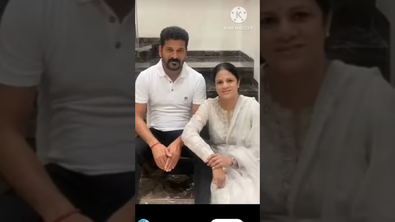 Revanth Reddy his Geetha Reddy beautiful pics