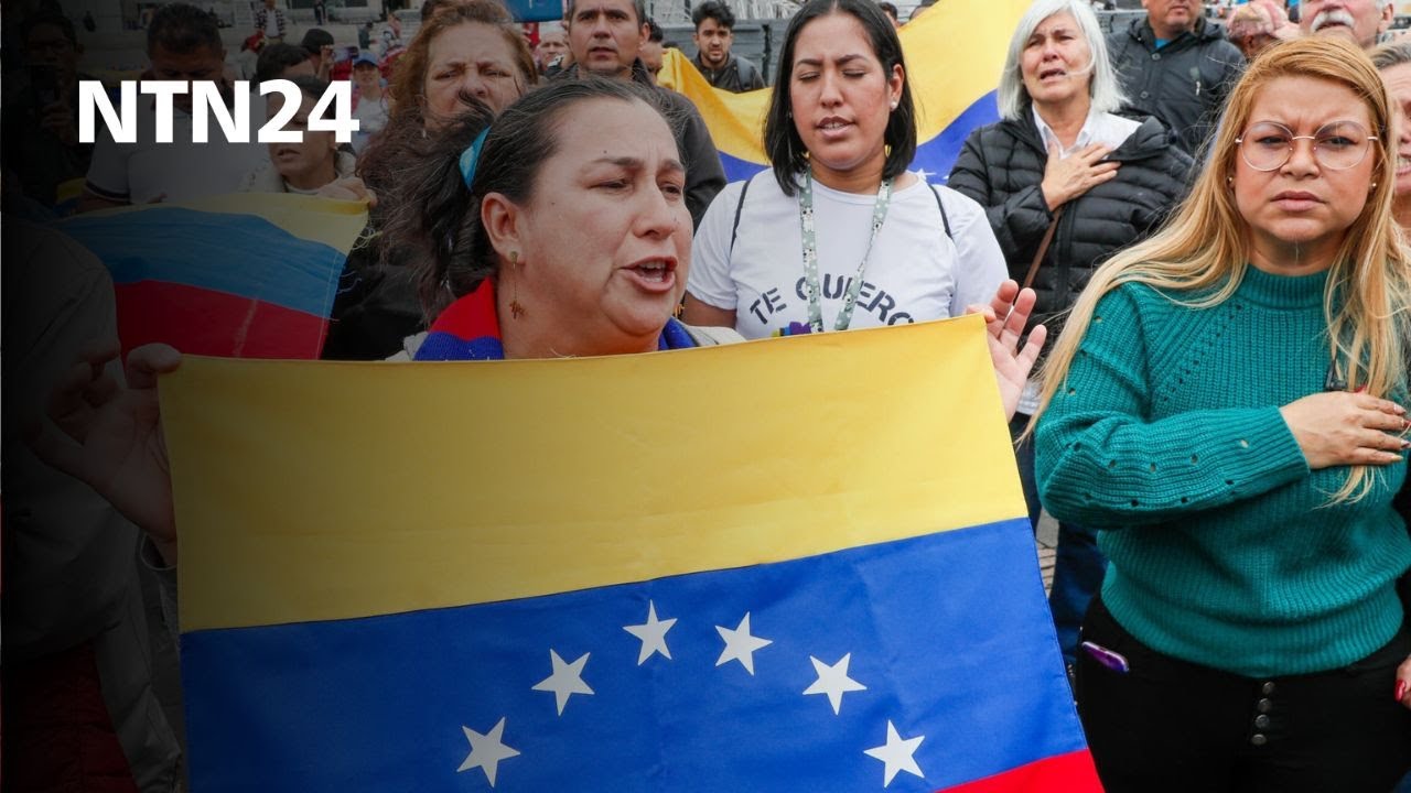 Venezolanos protestaron en varias ciudades del mundo para exigir elecciones libres en su país