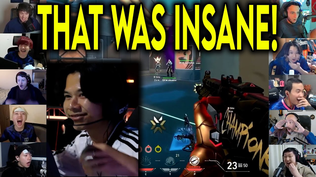 Valorant Streamers Reacts To FS Leviathan HITTING THE CRAZIEST 1v4 CLUTCH Against DFM In VCT