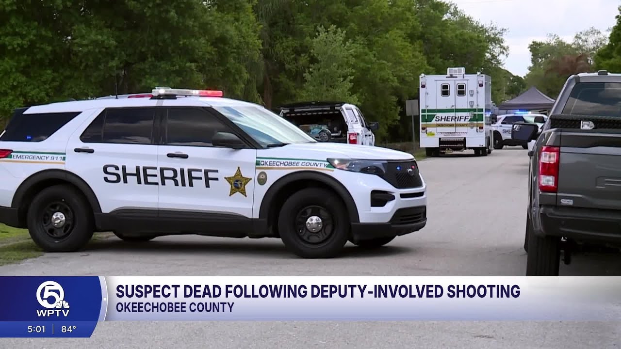 Suspect dead following deputy-involved shooting in Okeechobee County