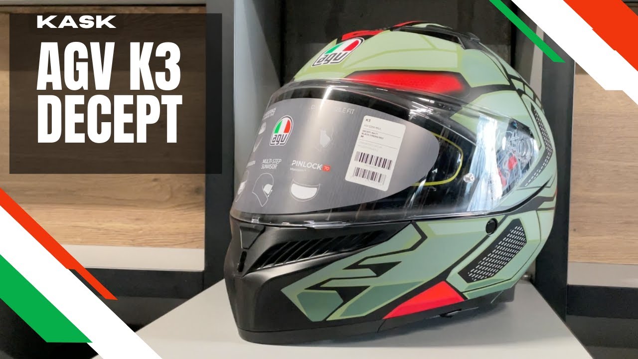 Ty też podczas jazdy na motocyklu czujesz się jak superbohater? - Kask AGV K3 Decept