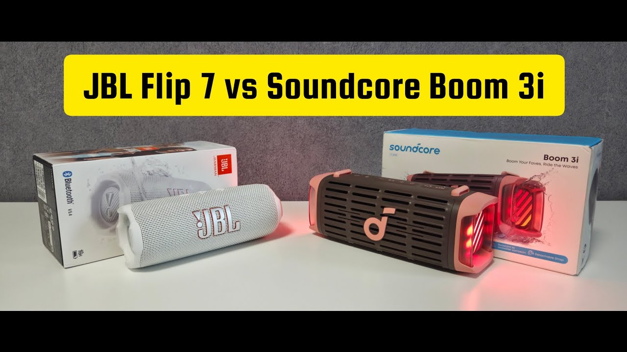 JBL Flip 7 vs Soundcore Boom 3i @BTSoundLab 