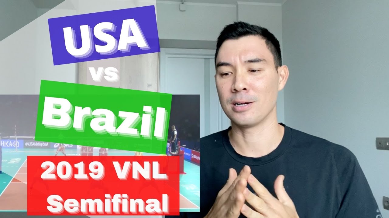 Reacting to USA-Brazil 2019 VNL Semifinal